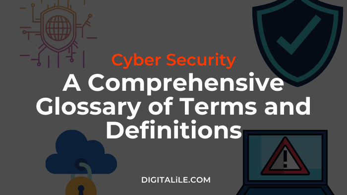 A Comprehensive Glossary of Terms and Definitions